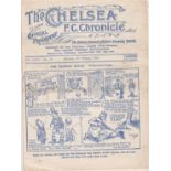 Chelsea v Middlesbrough 1930 October 4th rusty staple