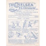 Chelsea v The Arsenal 1923 February 17th VG