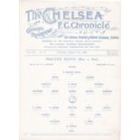 Chelsea Practice Match (Blue v Red) 1924 August 21st vg