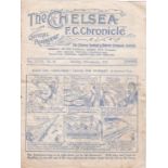 Chelsea v West Ham United 1932 January 23rd Football Association cup (4th round) horizontal &