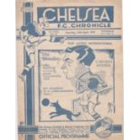 Chelsea v Arsenal 1937 April 24th