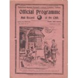 Tottenham Hotspur v Chelsea 1934 February 10th horizontal & vertical folds