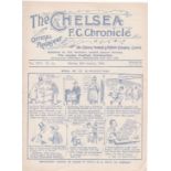 Corinthians v Millwall 1930 January 20th original programme removed from bound volume