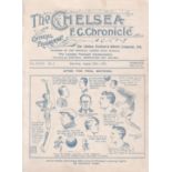 Chelsea v Birmingham 1922 August 26th VG