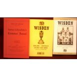 James Lillywhite's Cricketers Annual 1884-published by Cricket Lore + A centaury of Wisden,