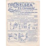Chelsea v West Bromwich Albion 1934 January 13th rusty staple