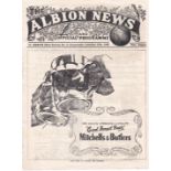 West Bromwich Albion v Chelsea 1945 October 27th alas front cover only