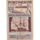 Portsmouth v Chelsea 1936 April 11th