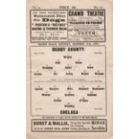 Derby v Chelsea 1937 December 11th