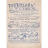 Chelsea v Birmingham 1931 March 4th Football Association Cup (6th round replay) horizontal &