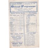 Chelsea v Brentford 1945 December 8th horizontal fold