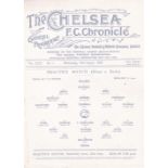 Chelsea Practice Match (Blue v Red) 1936 August 18th VG