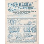 Chelsea v Everton 1922 April 1st light horizontal fold