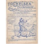 Chelsea v Stoke City 1933 December 30th rusty staple