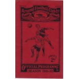 Arsenal v Chelsea 1932 April 2nd horizontal fold staples rusty