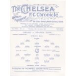 Chelsea v Swansea Town 1927 February 10th