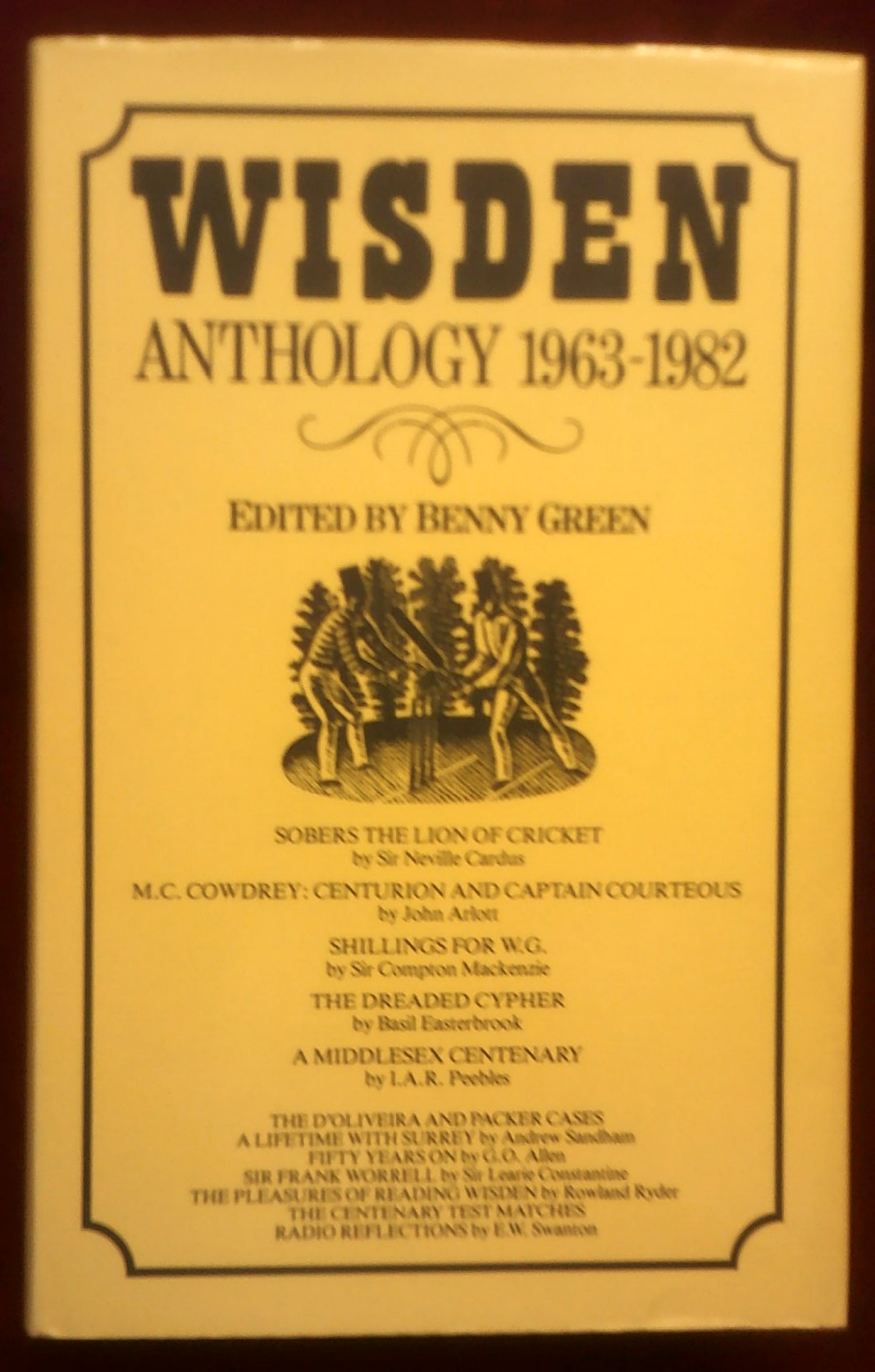 Wisden-1963-1982 Anthology-very fine condition as new