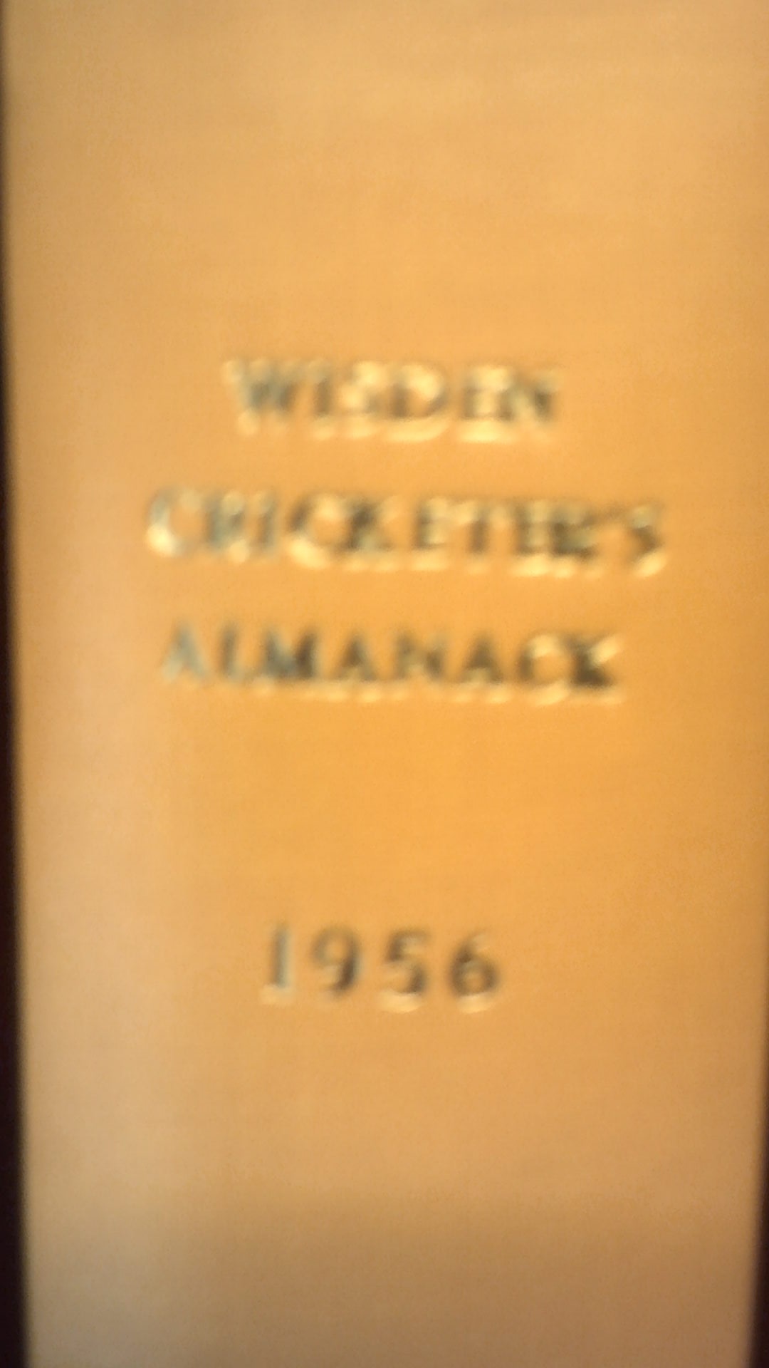 Wisden 1956- Almanack-very fine