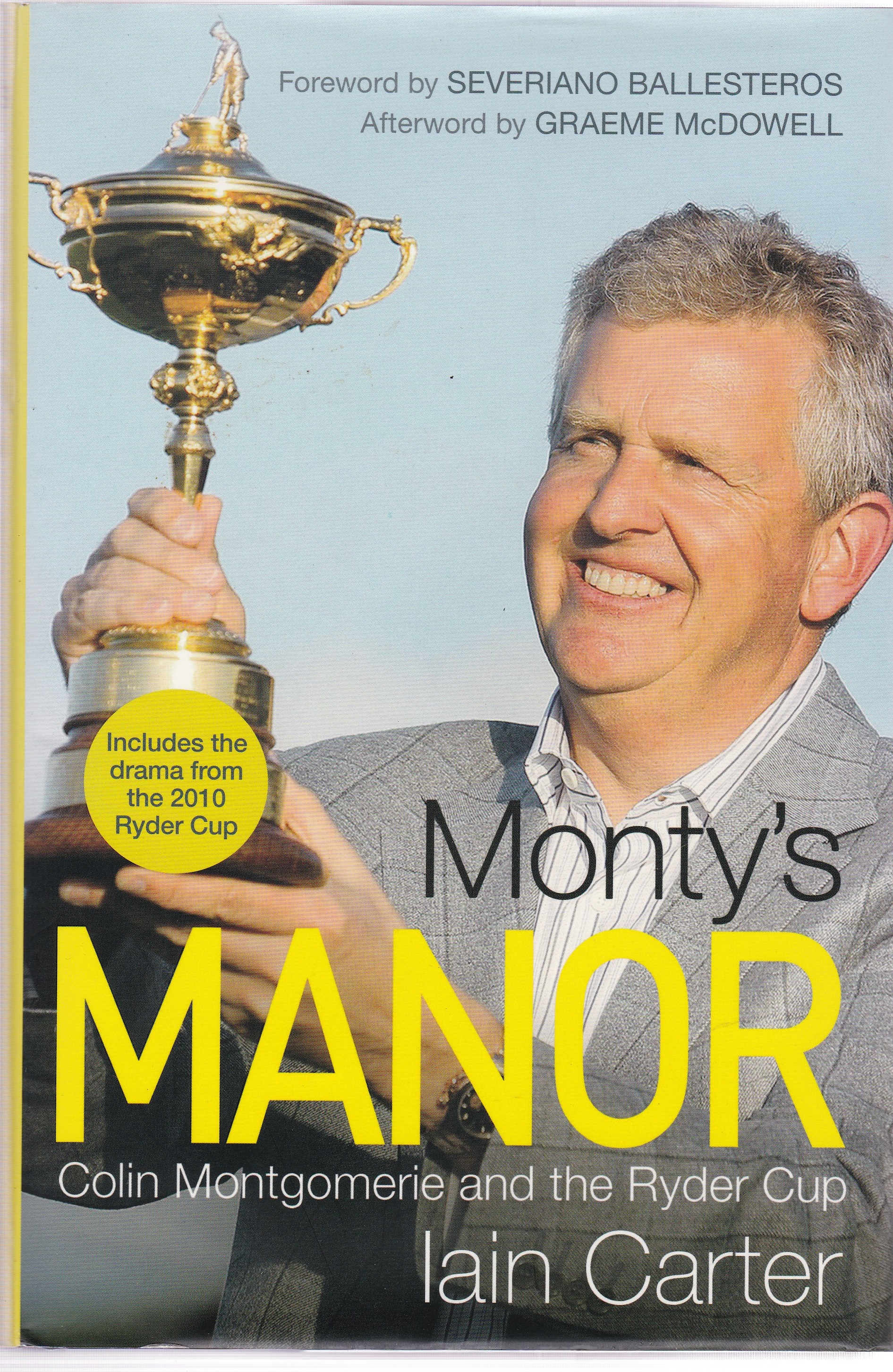 Golfing Books - Batch of eight Monty's Manor, McDonnell-complete book of golfing Jack Nicolaus'