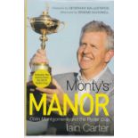 Golfing Books - Batch of eight Monty's Manor, McDonnell-complete book of golfing Jack Nicolaus'