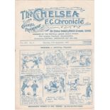 Chelsea v Crystal Palace 1924 September 27th no staple rust holes