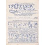 Chelsea v Tranmere Rovers 1932 January 13th Football Association Cup (3rd round replay) horizontal &