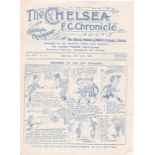 Chelsea v Newcastle United 1924 April 19th horizontal fold