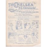 Chelsea V Middlesbrough 1923 November 24th small tear left side light horizontal fold