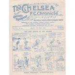 Chelsea v Stoke 1925 April 27th horizontal fold