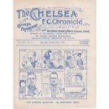 Chelsea v Oldham Athletic 1920 October 23rd light edge wear