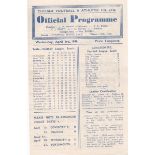 Chelsea v Charlton Athletic 1946 April 3rd horizontal fold