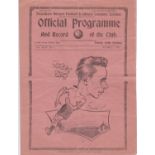 Tottenham Hotspur v Chelsea 1931 October 3rd horizontal & vertical folds pencil graffiti on team