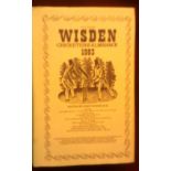 Wisden 1983-Almanack-hardback with dust cover, very fine