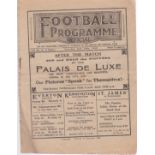 Liverpool v Chelsea 1930 September 27th rusty staple edge wear