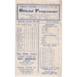 Chelsea v West Ham United 1945 October 13th