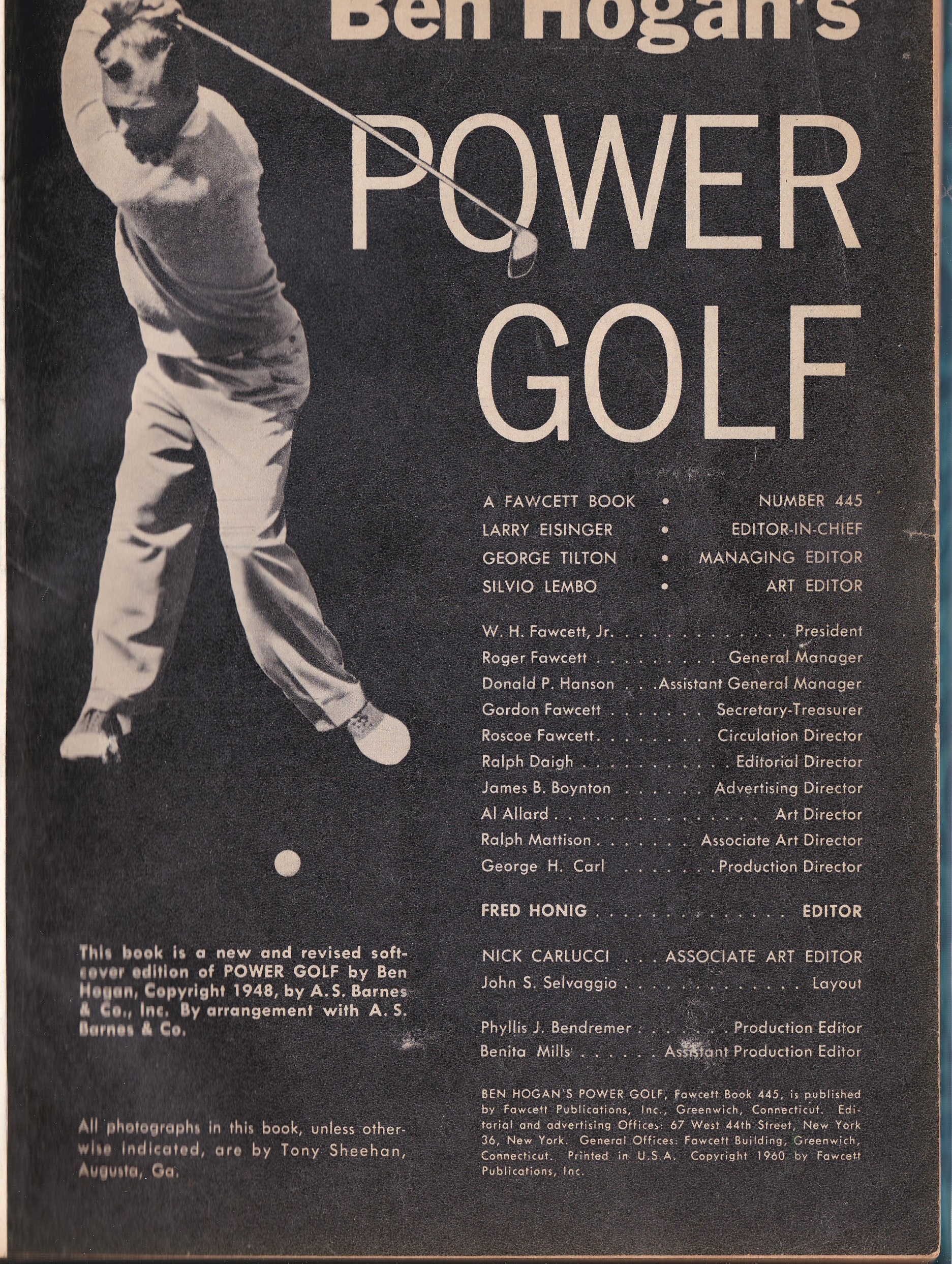 Golfing Books 1904-Great Golfers by George W Beldm and Power Golf by Ben Hogan(2)