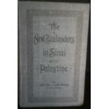 Military Book-The New Zealanders in Sinai and Palestine by Lt Col. Guy Powles, published