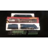 Hornby OO-Loco's includes Flying Scotsman unboxed, BR Loco Mallard, Duchess of Sutherland in