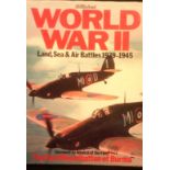 Book-World War II Land, Sea + Air Battles 1939-1945-hardback with dustcover