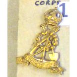 British Corps -Royal Pioneer Corps - Brass KC