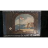 The Mediterranean Fleet at Malta, book of photograph's-images of Battle Ships, cruisers, Aircraft