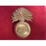 Honourable Artillery Company Busby Grenade Territorial Cap Badge c.1879 (Gilding-metal) Two lugs.