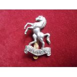 Kent Cyclist Battalion WWI Cap Badge (White-metal), slider. K&K: 1867