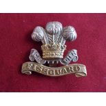 Pembroke Yeomanry (Castlemartin) Cap Badge, (Brass), slider. K7K: 2352