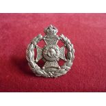 Rifle Brigade (Prince Consort's Own) Post-1901 Forage Cap Badge (White-metal), two lugs. K&K: 704