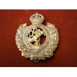 Queen's Own Dorsetshire Yeomanry (Hussars) WWII Cap Badge (Gilding-metal), two lugs, third type. K&