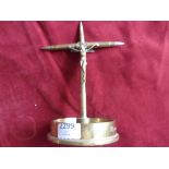 Trench Art WWI Crucifix made from .303 Rounds and a base of the British 4.5 Inch shell case, 1914