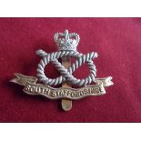 South Staffordshire Regiment EIIR Forage Cap Badge (Brass ), slider. K&K: 1999