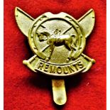 Army Remount Service Boer War Cap Badge (Gilding-metal), slider, first type. K&K: 1045. Scarce