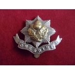 Cheshire Regiment WWI Forage Cap Badge (Bi-metal), slider. K&K: 621